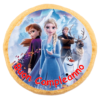 biscotto personalizzabile rotondo bambina frozen