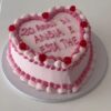 lambeth cake decorata cuore